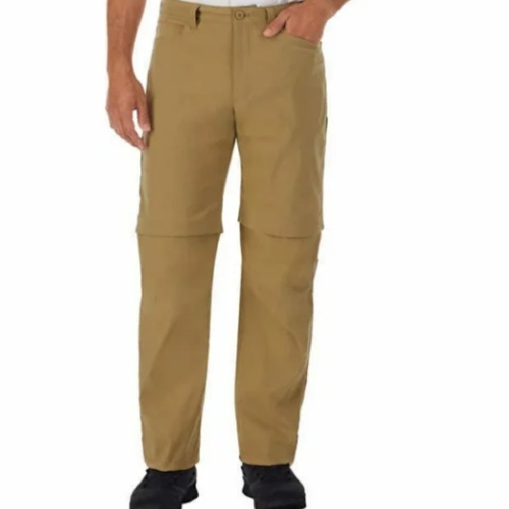 Eddie Bauer Convertible Tech Pant Tan 36x30